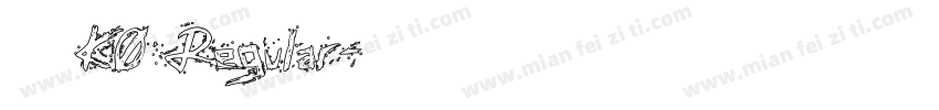 一拳KO Regular字体转换